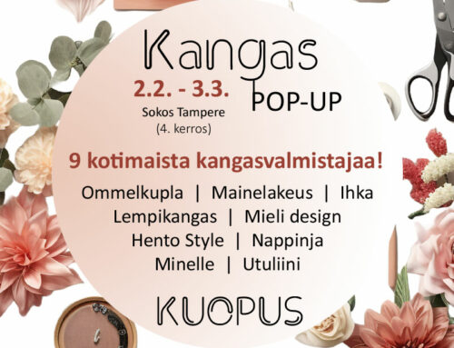 Kangas Pop up Tampereen Sokoksella 2.2.-3.3.