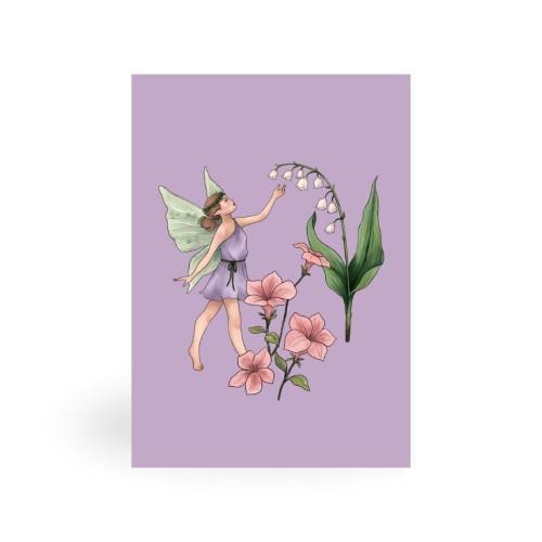postikortti-summer-fairies-keiju-laventeli