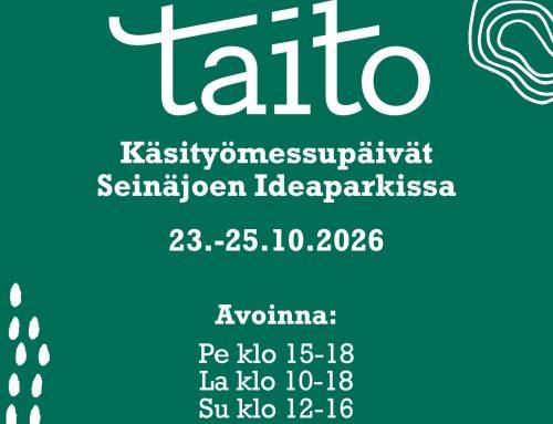 Taito käsityömessupäivät Ideaparkissa 23.-25.10.2026